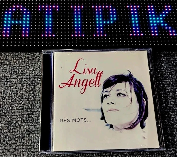 🎤 Lisa Angell - Des Mots - CD Émotion Chanson Française À Posséder💕